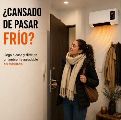 🌬️ Aire acondicionado 2 en 1 — Calienta en invierno y enfría en verano