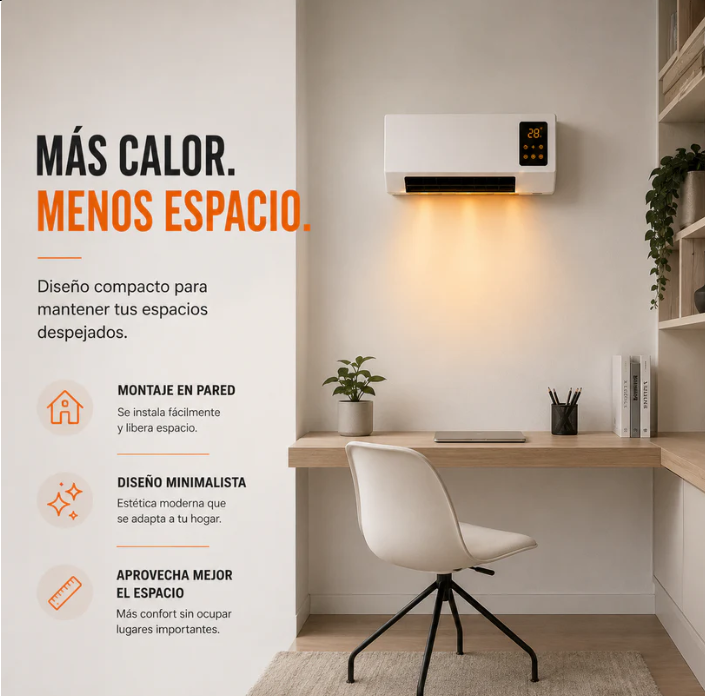 🌬️ Aire acondicionado 2 en 1 — Calienta en invierno y enfría en verano