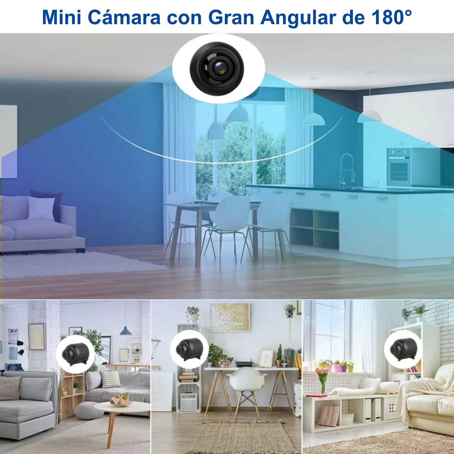 Mini Cámara Espía  – Protege tu hogar en tiempo real desde tu celular