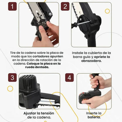 Mini Motosierra Eléctrica
